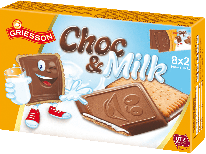 Griesson Choc & Milk Pocket 268g