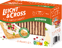 Griesson Leicht & Cross Knusperbrot Roggen 125g, 8pcs