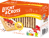 Griesson Leicht & Cross Knusperbrot Goldweizen 125g, 16pcs