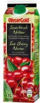 WeserGold Sauerkirsch Nektar 1000ml