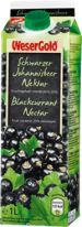 WeserGold Schwarzer Johannisbeer Nektar 1000ml