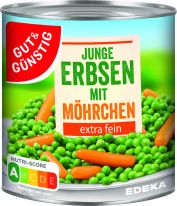Gut&Günstig Erbsen & Möhren 800g