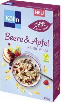 Kölln Beere & Apfel Hafer-Müsli ohne Zuckerzusatz 400g