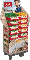 Melitta Pads 2 sort, Display, 100pcs