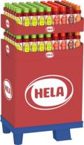 Hela Gewürz Ketchup 300ml 4 sort, Display, 108pcs