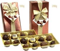 DELL Gift Wrapped Ballotin Abstract Red 200g