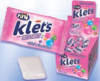 Fini Tutti-Frutti Klet's x200pcs Sugar Free B.Gum