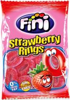 Fini Fizzy Strawberry Rings 90g