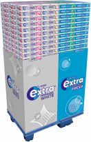 Wrigley Extra Professional 6 sort, Display, 4290pcs