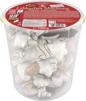 Lambertz Christmas Weiss Lebkuchen-Allerlei-Dose 1000g