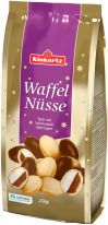 Lambertz Christmas Kinkartz Waffelnüsse Zartbitter teilschokoliert 250g