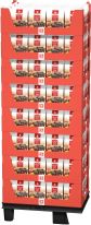 Lambertz Christmas Weiss Gefüllte Lebkuchen-Herzen Zartbitter 300g Display, 216pcs