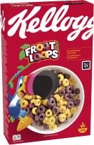 Kelloggs Froot Loops 375g, 6pcs