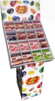 Jelly Belly 70g Beutel “Sortenrein” 9 sort, Display, 192pcs
