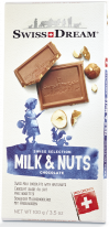 Goldkenn SwissDream Milk & Nuts Bar 100g