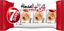 7Days Croissant Hazelnut 4x60g
