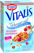 Dr.Oetker Vitalis - Müsli Weniger süß Knusper Himbeere 425g