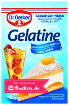 Dr.Oetker Backzutaten - Gelatine gemahlen weiß 3er 27g