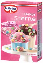 Dr.Oetker Backzutaten - Dekor Sterne 60g