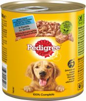 Pedigree Dose 3 Sorten Fleisch Classic Rind, Lamm und Huhn 800g