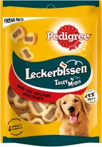 Pedigree Leckerbissen Tasty Minis Portionsbeutel mit Rind- und Geflügelgeschmack 155g