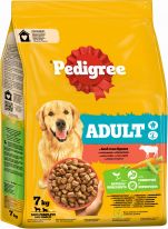 Pedigree Beutel Adult mit Rind und Gemüse 7kg