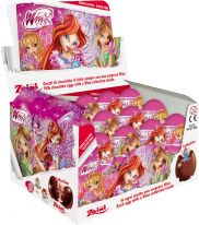 Zaini - Chocolate Eggs With Surprise - 24 Units Display - Winx 20g