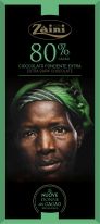 Zaini - 80% Dark Chocolate Bar - Women of cocoa 75g