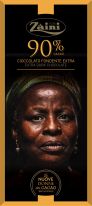 Zaini - 90% Dark Chocolate Bar - Women of cocoa 75g