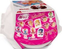 Zaini - Chocolate Eggs With Surprise - Quadripack - Winx Club 80g