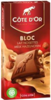 MEU CoteDor Milk whole hazelnuts, 180g