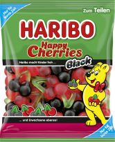 Haribo Limited Happy Cherries Black 175g Lakritz Promotion