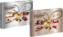 Ferrero Limited Die Besten 26er 266g, Display, 64pcs Lovely Notes - Silber & Kupfer