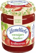 Zentis Landliebe weniger Zucker Fruchtaufstrich Erdbeere 180g