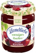 Zentis Landliebe weniger Zucker Fruchtaufstrich Zweierlei Kirschen 180g