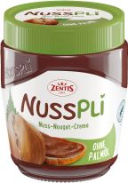 Zentis Nusspli ohne Palmöl, Nuss-Nougat-Creme, 300g, Display, 105pcs