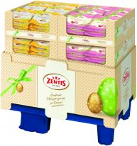Zentis Easter Marzipan-Eier 2 sort, Display, 144pcs