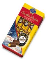 Asbach Christmas - Verpoorten-Pralinen Zartbitter in Weihnachtsfolie, 120g