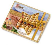 Asbach Christmas - Weihnachtsfläschchen Mischpackung Vollmilch/Zartbitter 250g