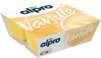 Alpro Soja-Dessert Feine Vanille, 4 x 125g