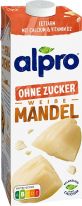Alpro Mandel Ohne Zucker Ungeröstet Ohne Soja, 1000ml