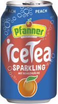 Pfanner Eistee Pfirsich Sparkling 330ml