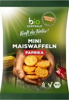Bio Zentrale Mini Maiswaffeln Paprika 50g