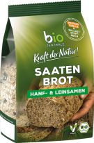 Bio Zentrale Saatenbrot Hanf- & Leinsamen, Backmischung 500g