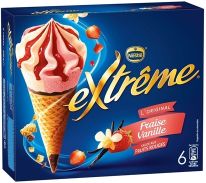Nestle Extrême Fraise-Vanille Sauce aux Fruits Rouges 6x120ml