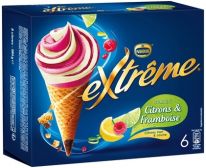 Nestle Extrême Sorbets Citrons Framboises 6x110ml