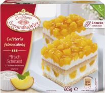 Coppenrath & Wiese Cafeteria fein & sahnig Pfirsich-Schmand-Blechkuchen 605g