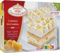 Coppenrath & Wiese Cafeteria fein & sahnig Käse-Sahne-Mandarinen Blechkuchen 500g