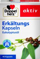 Doppelherz Erkaeltungs Kapseln mit Eukalyptusoel 40 Kapseln
