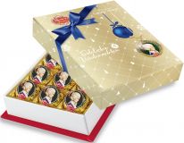 Reber Christmas - Constanze Mozart-Kugel 12er-Packung Weihnachtsfolie 240g